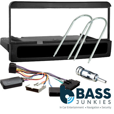 SINGOLO Din Stereo Kit Di Montaggio COMANDI dello sterzo per adattarsi FORD FOCUS 1998-2004 