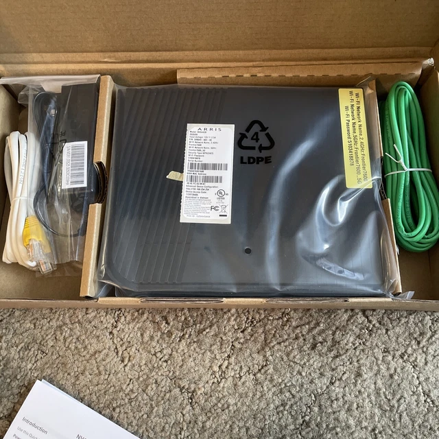 ARRIS NVG443B MODEM Router Frontier Ziply Fiber Bond DSL Broadband