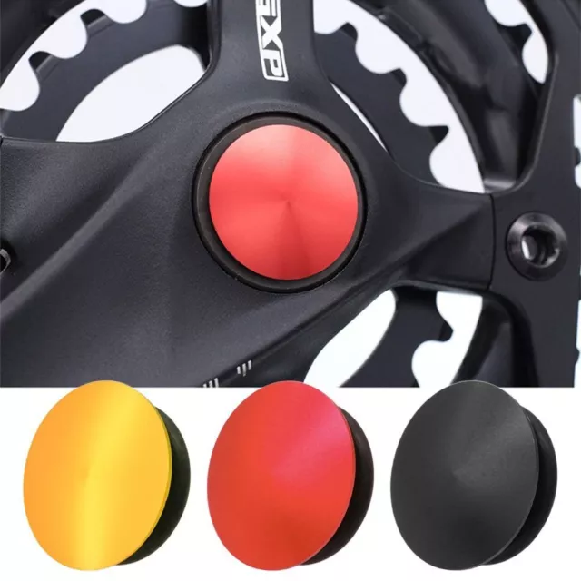 Bike One Hollow Crank Cap Disc Cover Crankset Plug Screw Bicycle Teeth Plate