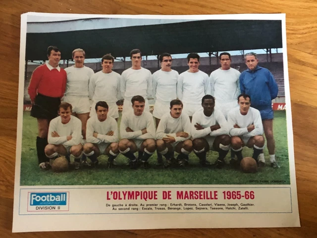 page POSTER )) équipe OL NIMOIS NIMES 1986/87