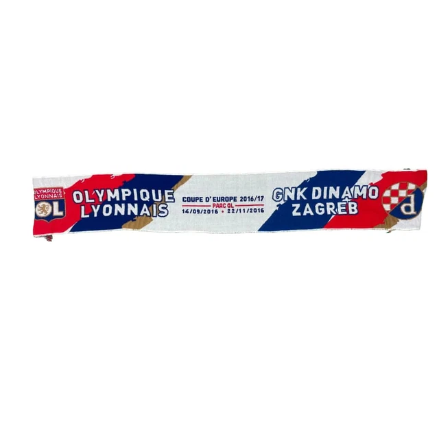 Lot 5 écharpes Supporter Olympique Lyonnais - Dont Une Coupet Vintage - Football