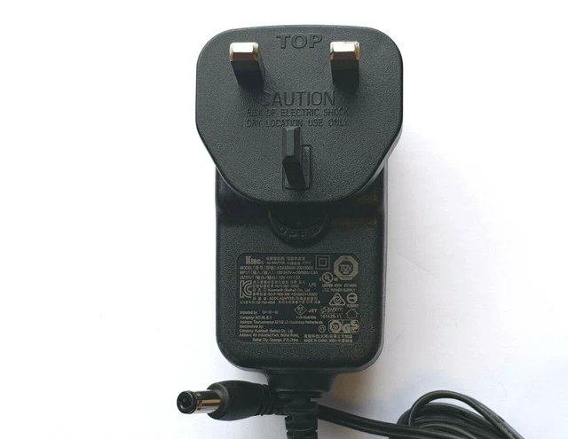 TOP CHARGEUR Adattatore Alimentatore 12V 1.5A Per Sostituzione KTEC KSASB0241200150D5 – Spedito Dalla Francia
