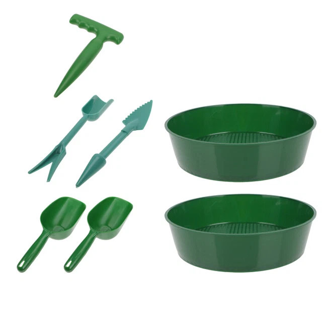 1 Set Klassifikator Pan Garten Boden Sifter Stein Sifter