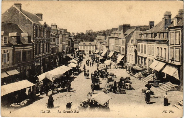 CPA Gace Orne - La Grande Rue (800380)