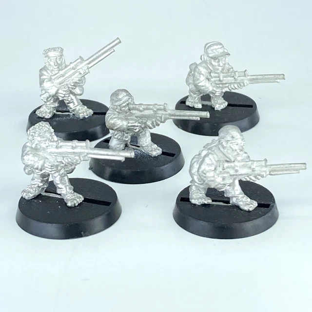 5 Ratlings Warhammer 40K – Figurines Anciennes En Métal (Astra Militarum)