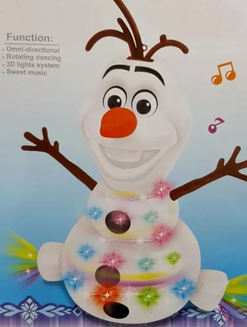 Olaf Singing Dancing Disney Toy Frozen Snowman Musical Lights Up Boys Girls Toys