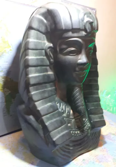 Grand Buste de Pharaon Toutankhamon - Sculpture Fabriqué en Égypte joli art Déco