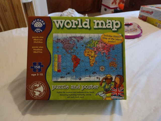 Orchard Toys Puzzle Mappa Animale E Poster – 150 Pezzi – Gioco Educativo Per Bambini - 3
