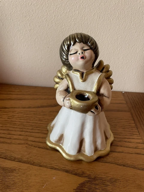 Thun Vecchio angelo Puppi Bianco E Oro