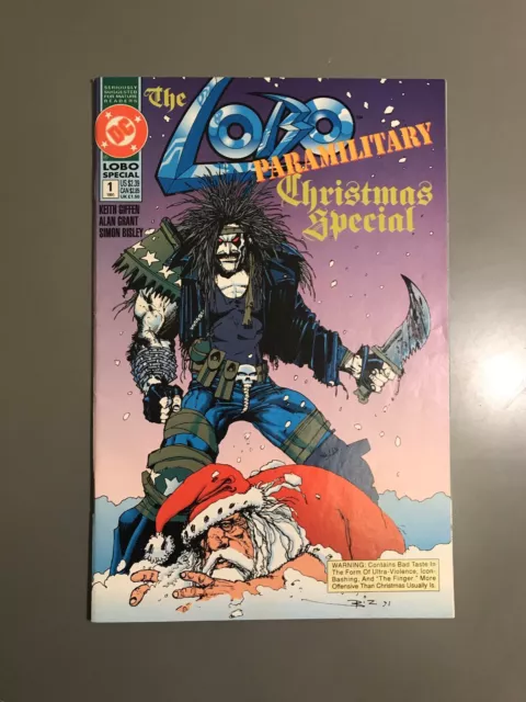 The Lobo Paramilitary Christmas Special #1 DC Comics Giffen/Bisley 1991