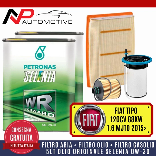 KIT TAGLIANDO FILTRI ORIGINALI OLIO FIAT PANDA 500 LANCIA YPSILON 1.0 - Foto 5
