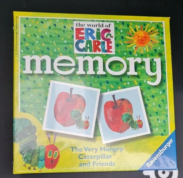 RAVENSBURGER WORLD OF Eric Carle Very Hungry Caterpillar Memory Game ...
