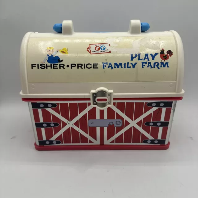 Fisher Price Little People Play & Go Family Farm Lunch Box 50th Anniversary 2008