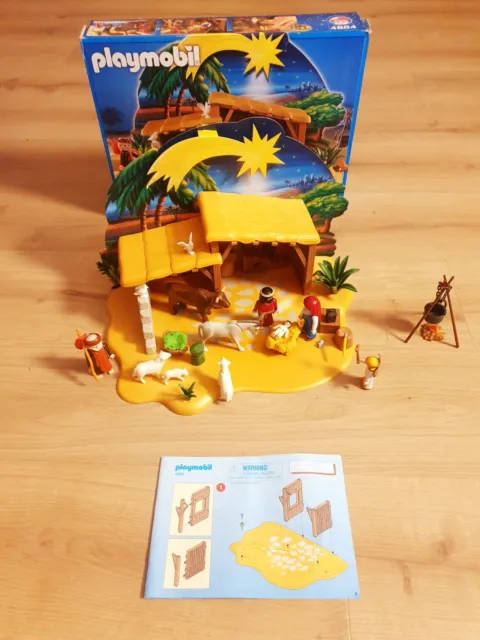 Figurine de collection PLAYMOBIL crèche avec illumination, enfants  unisexes, 9494