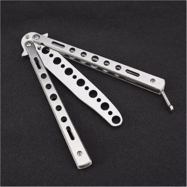 CSGO Butterfly Knife Trainer Balisong Training SaftyPractice Combo Folding Knife 2