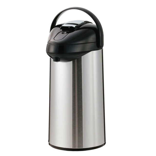 Service Ideas SSAL300 SteelVac 3 Liter Lever Lid AirPot