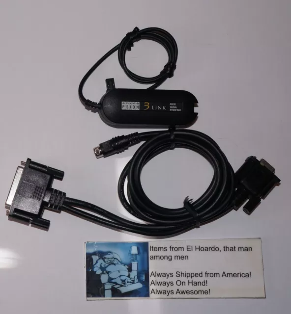 Psion 3 LINK RS232 Serial Interface Cable with Printer connection Series 3 / 3a