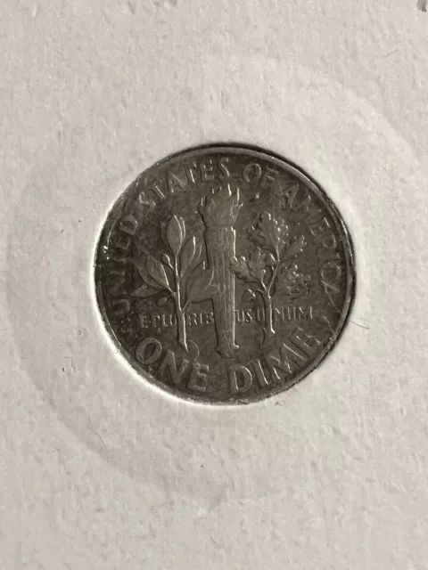 1964 Roosevelt One Dime 90% Silver 10% Copper