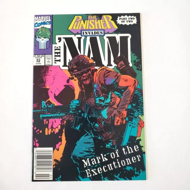 Nam The Punisher Invades #53 (1986 Series) Newsstand Vol. 1 Marvel Comic 1991