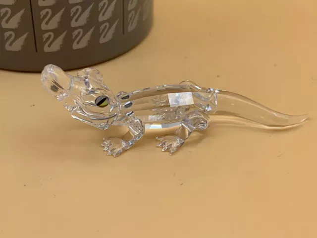 Swarovski Figur 221629 Krokodil 8,5 cm. Ovp und Zertifikat. Top Zustand