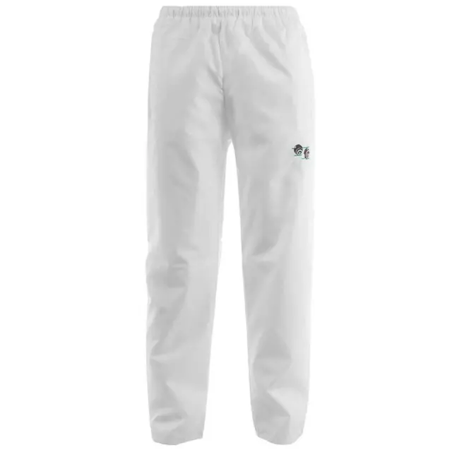 Bowls Waterproof Unisex White Trousers - Lawn Bowling Pants