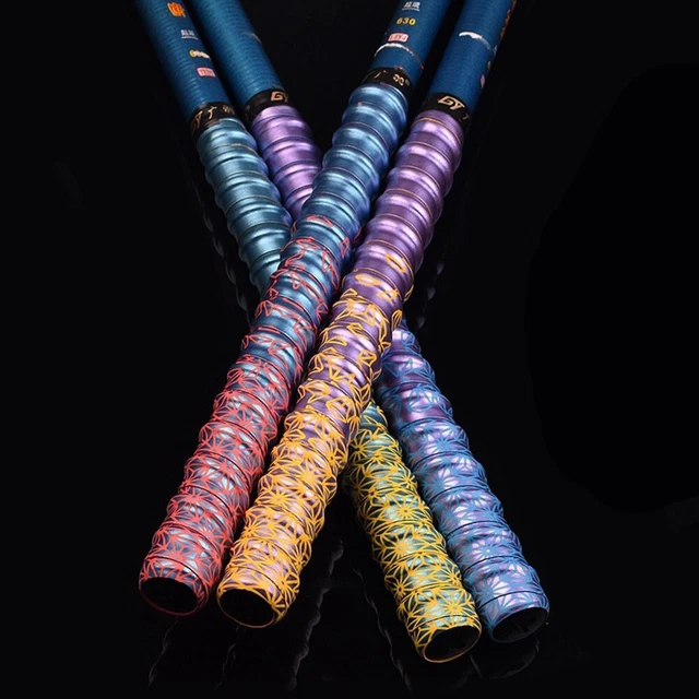 Long lasting nonslip sweatband overgrip for tennis and squash rackets 1 5m