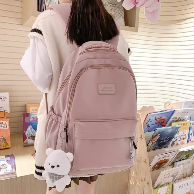 College Backpack Trendy Women Laptop School Bags Cute Girl Travel Book Bag