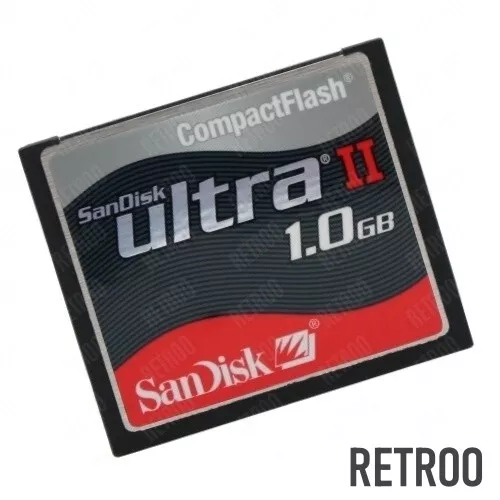 SanDisk Compact Flash 1GB Ultra-II CF Type-I Memory Card for Digital Camera