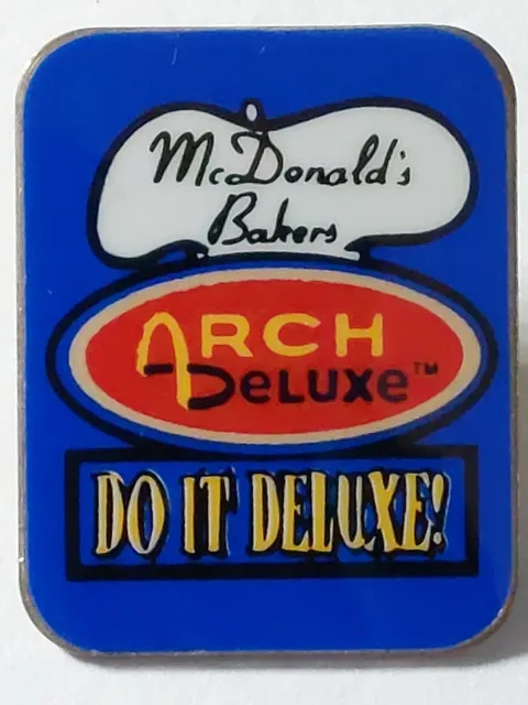 McDonalds Baker's Arch Deluxe DO IT DELUXE Lapel Pin (1-042223)