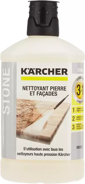 Nettoyant Pierre Et Façades 3 En 1 Pour Nettoyeurs Haute Pression 1L