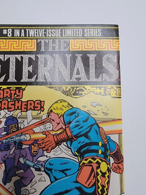 The Eternals #8 May 1986 Party Crashers Marvel Comics Boarded Comic Book 3