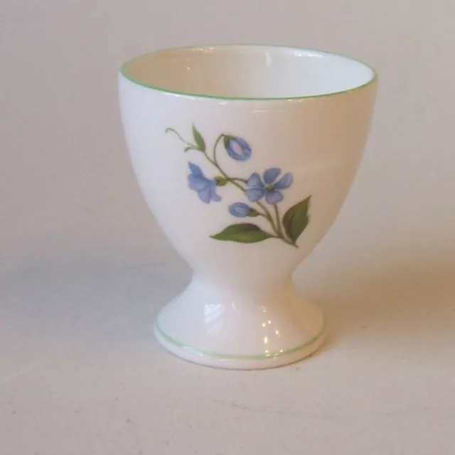 Crown Staffordshire Wildflowers Footed Egg Cup Bone China England