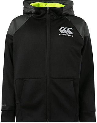 Canterbury Kid's Rugby Hoodie (Size 6y) Vaposhield Full Zip Top - New