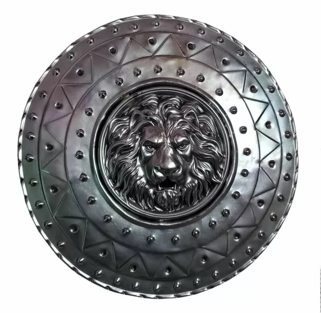 Medieval Shield Lion Legion Shield Templar Viking Norman Knight Iron Shield RS4