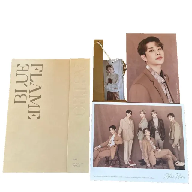 ASTRO BLUE FLAME THE STORY & THE BOOK Ver. With card MJ JINJIN CHA EUN-WOO