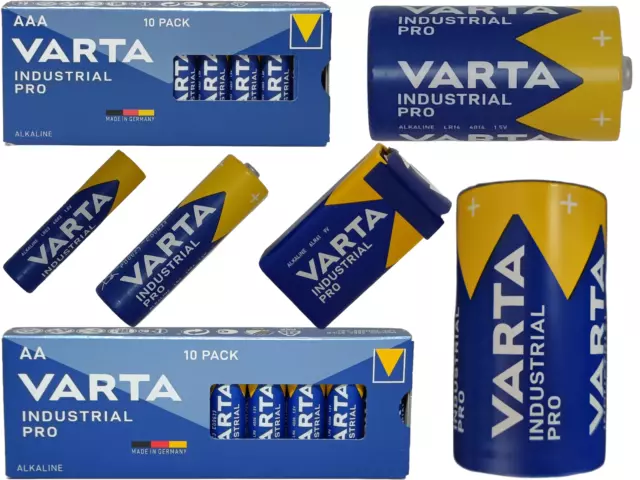 Varta Industrial Pro Batterien | Auswahl | 1 - 500 Stück | MHD2033