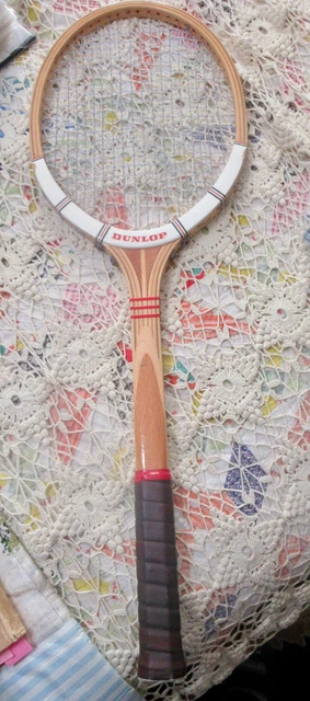 Ancienne Raquette De Tennis Dunlop Maxply Et Sa Presse