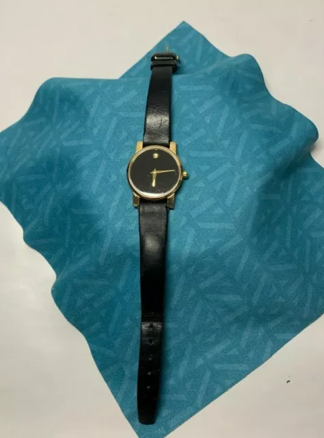 MOVADO Museum Woman's Watch 87-A1-845, black and gold