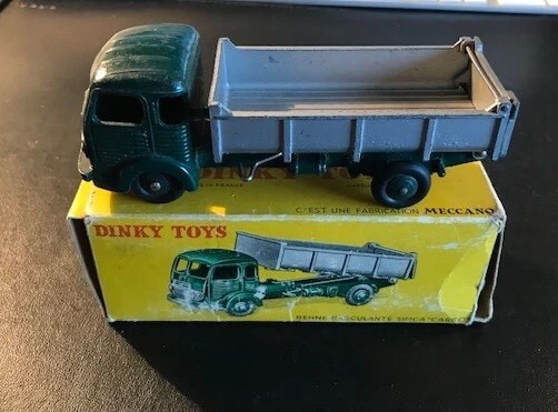 MINIATURE DINKY TOYS MECCANO FRANCE CAMION SIMCA CARGO A BENNE