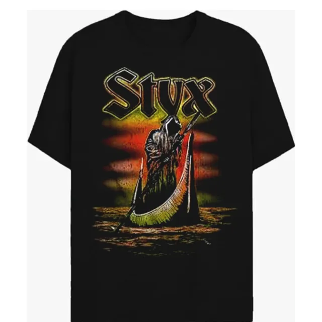 Rare Styx tour Concert Men All Size T-Shirt