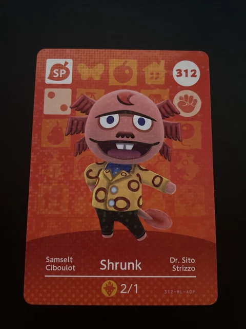 Carte Animal Crossing New Horizons – Electro / Static 362 – Neuve