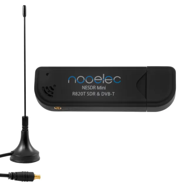 Nooelec NESDR Mini USB RTL-SDR Receiver & Antenna, RTL2832U & R820T Tuner, MCX