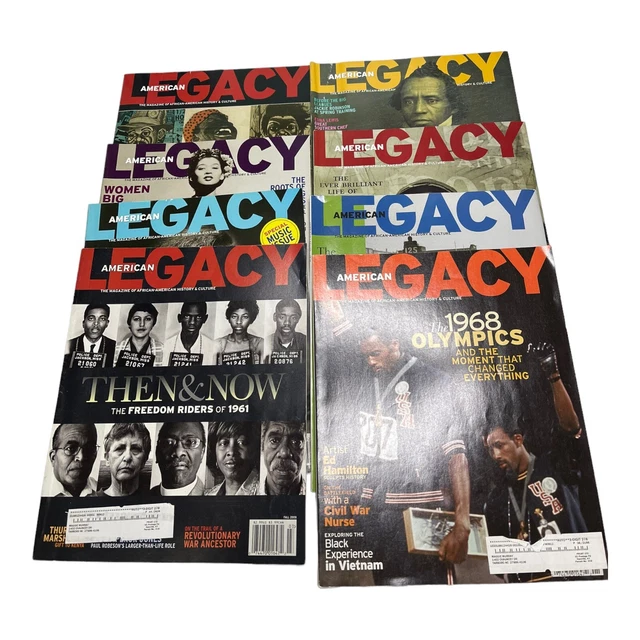 American Legacy Magazine Lot of 8 African American History Culture 2006 -2008