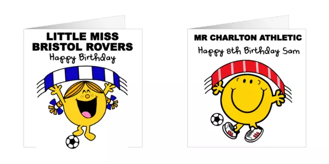 Personalised Any Football Team Birthday Card - League 1
