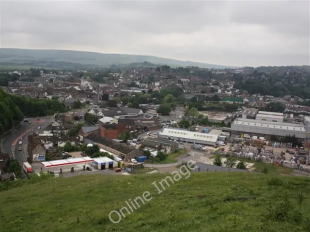 Photo 6x4 Lewes, East Sussex Lewes, East Sussex seen from Malling Down c2009