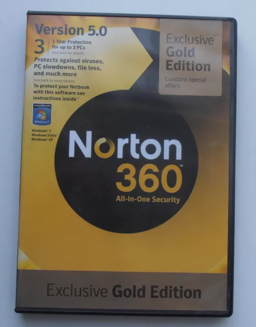 Norton 360 Gold Edition Version 5.0