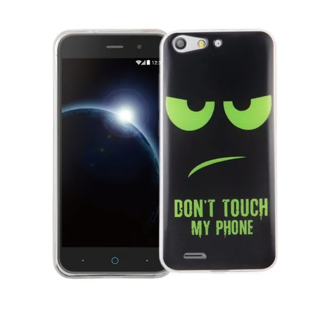 Case Motif Case Cover for ZTE Blade L6 Don'T Touch Green + 9H Glass