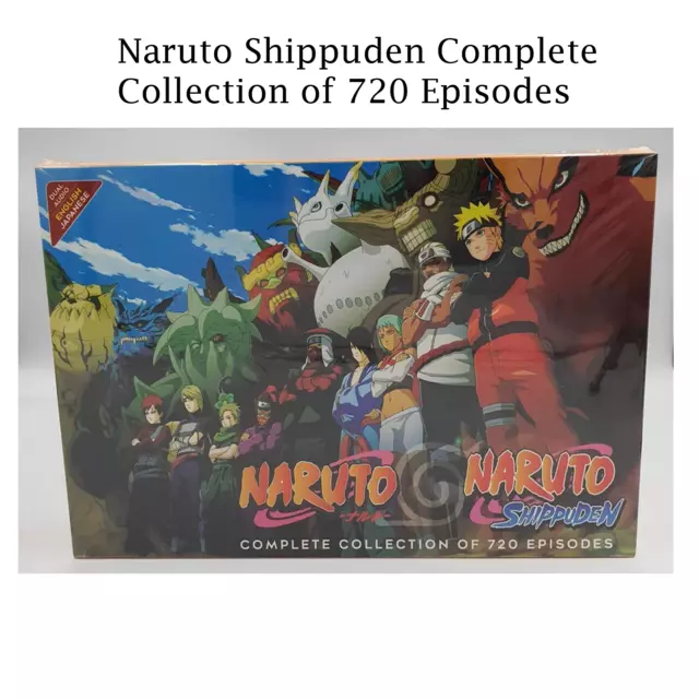 NARUTO SHIPPUDEN - COMPLETE ANIME TV SERIES DVD (1-500 EPS)(FULL ENGLISH  DUBBED)