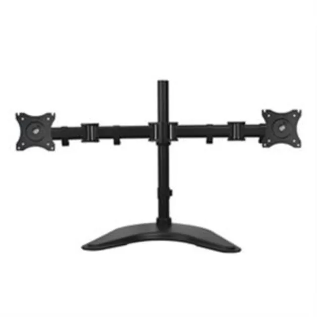 SIIG CE-MT1U12-S1 AC Articulated Freestanding Dual Monitor Desk Stand 13 to 27