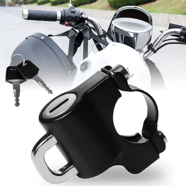 1 x casco antifurto serratura di sicurezza serratura bicicletta manubrio moto serratura